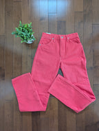 WRANGLER 1980s RED WASH VINTAGE DEADSTOCK COWBOY CUT JEANS