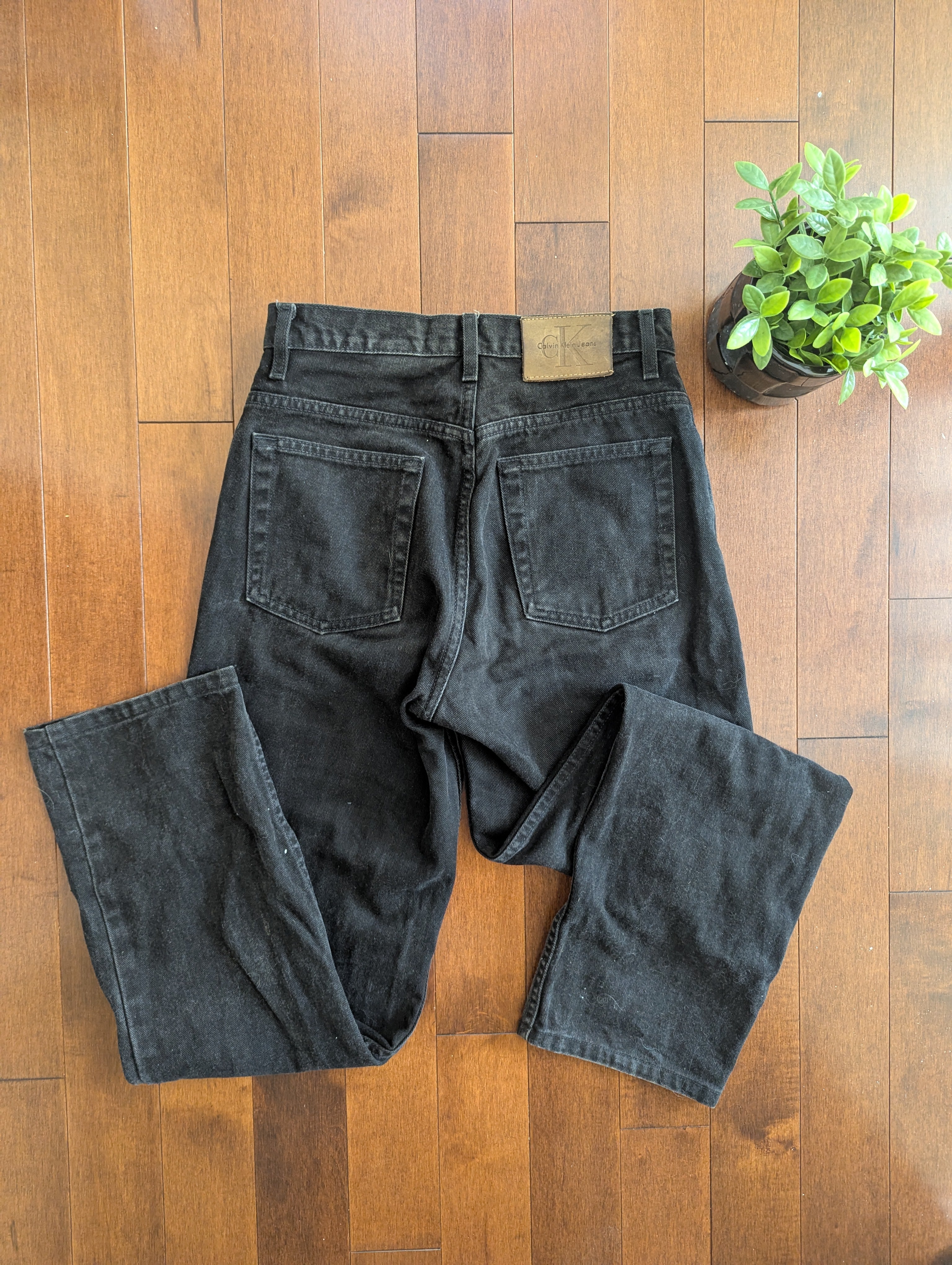 CALVIN KLEIN VINTAGE 1990s BLACK WASH JEANS