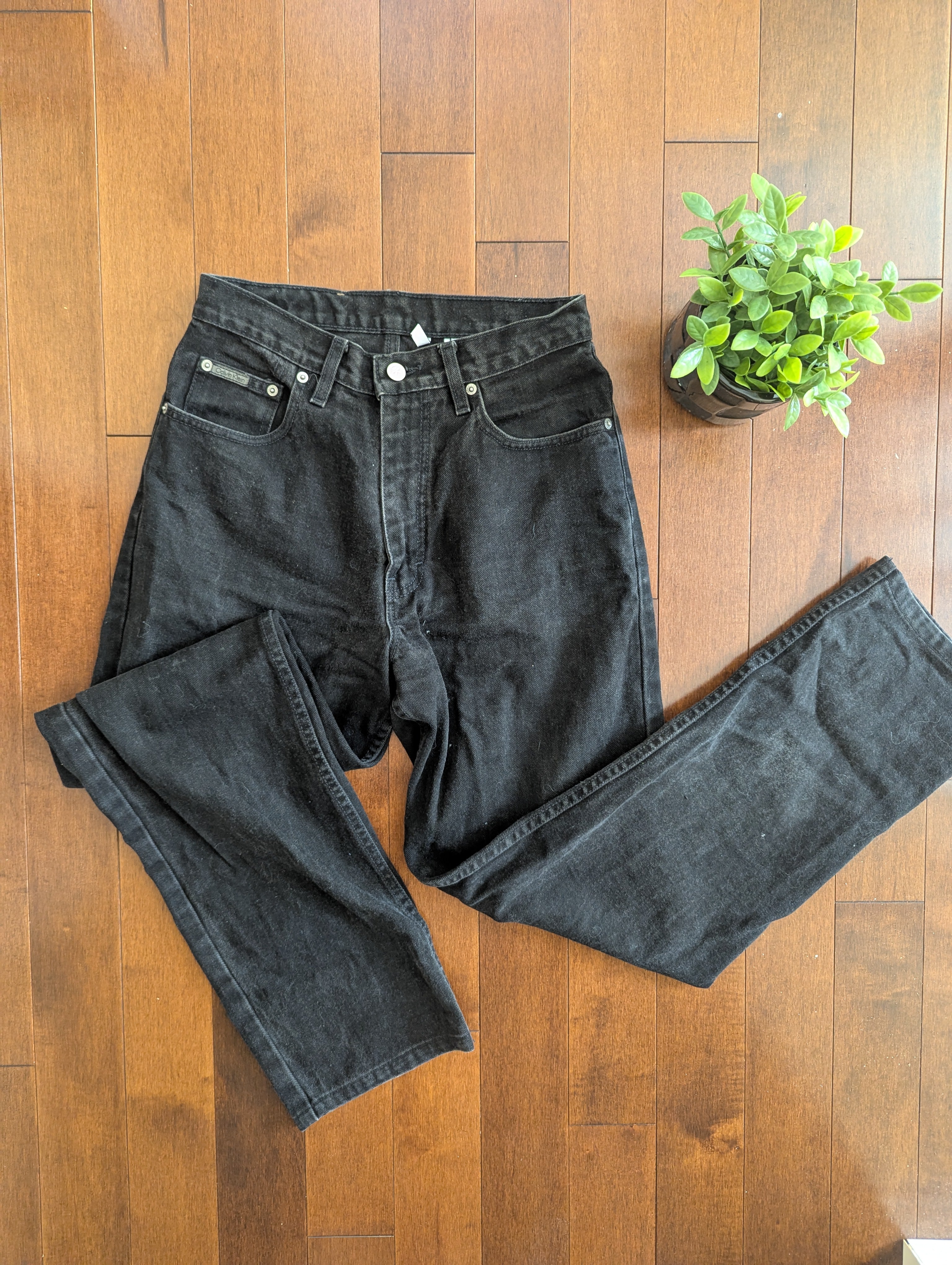 CALVIN KLEIN VINTAGE 1990s BLACK WASH JEANS