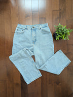BILL BLASS SLIT DETAIL VINTAGE ANKLE CUT JEANS