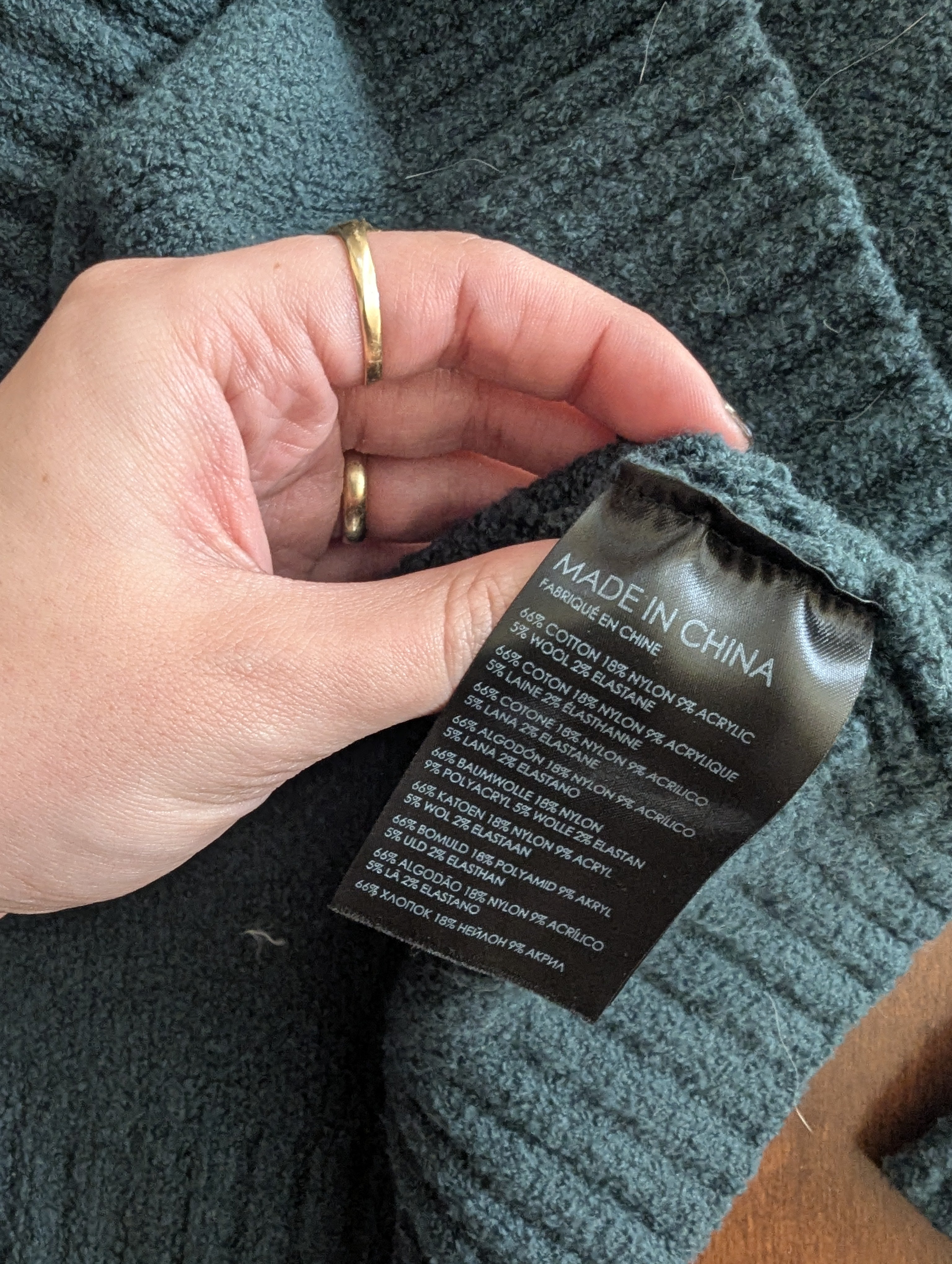 RALPH LAUREN FOREST GREEN KNIT PULLOVER HOODIE