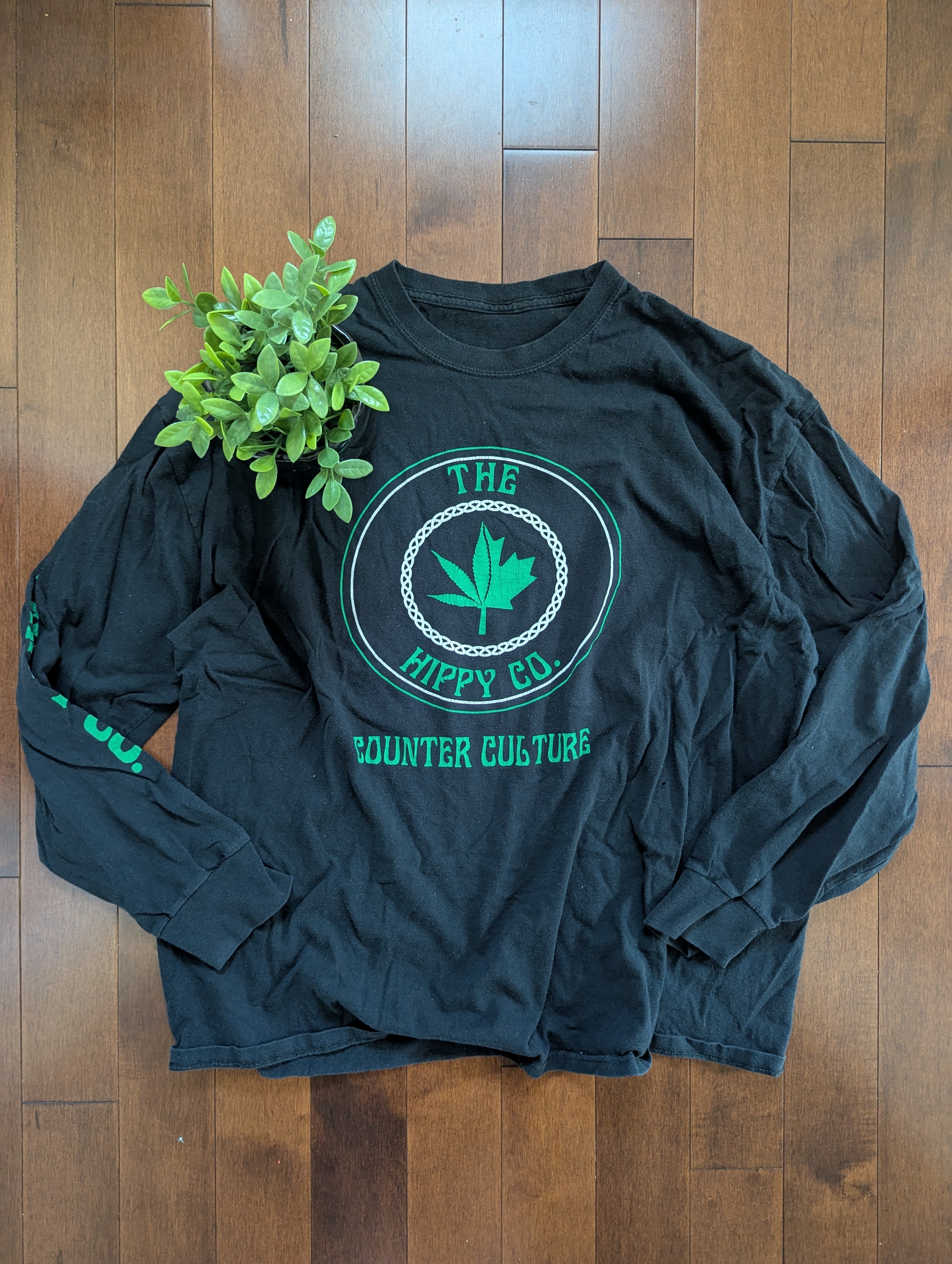 THE HIPPIE CO COUNTER CULTURE VINTAGE LONG SLEEVE SWEATSHIRT
