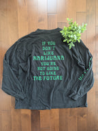 THE HIPPIE CO COUNTER CULTURE VINTAGE LONG SLEEVE SWEATSHIRT