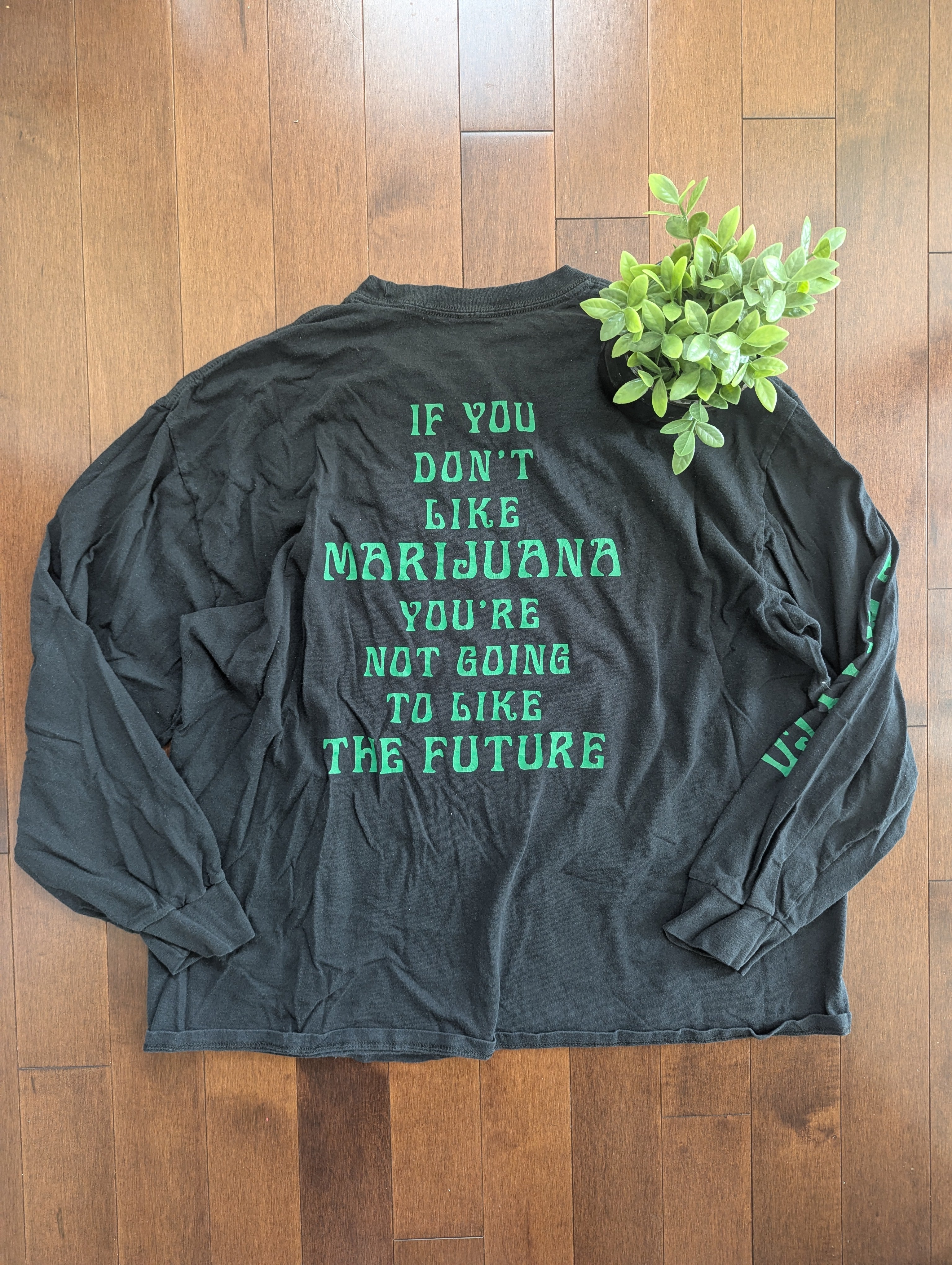 THE HIPPIE CO COUNTER CULTURE VINTAGE LONG SLEEVE SWEATSHIRT