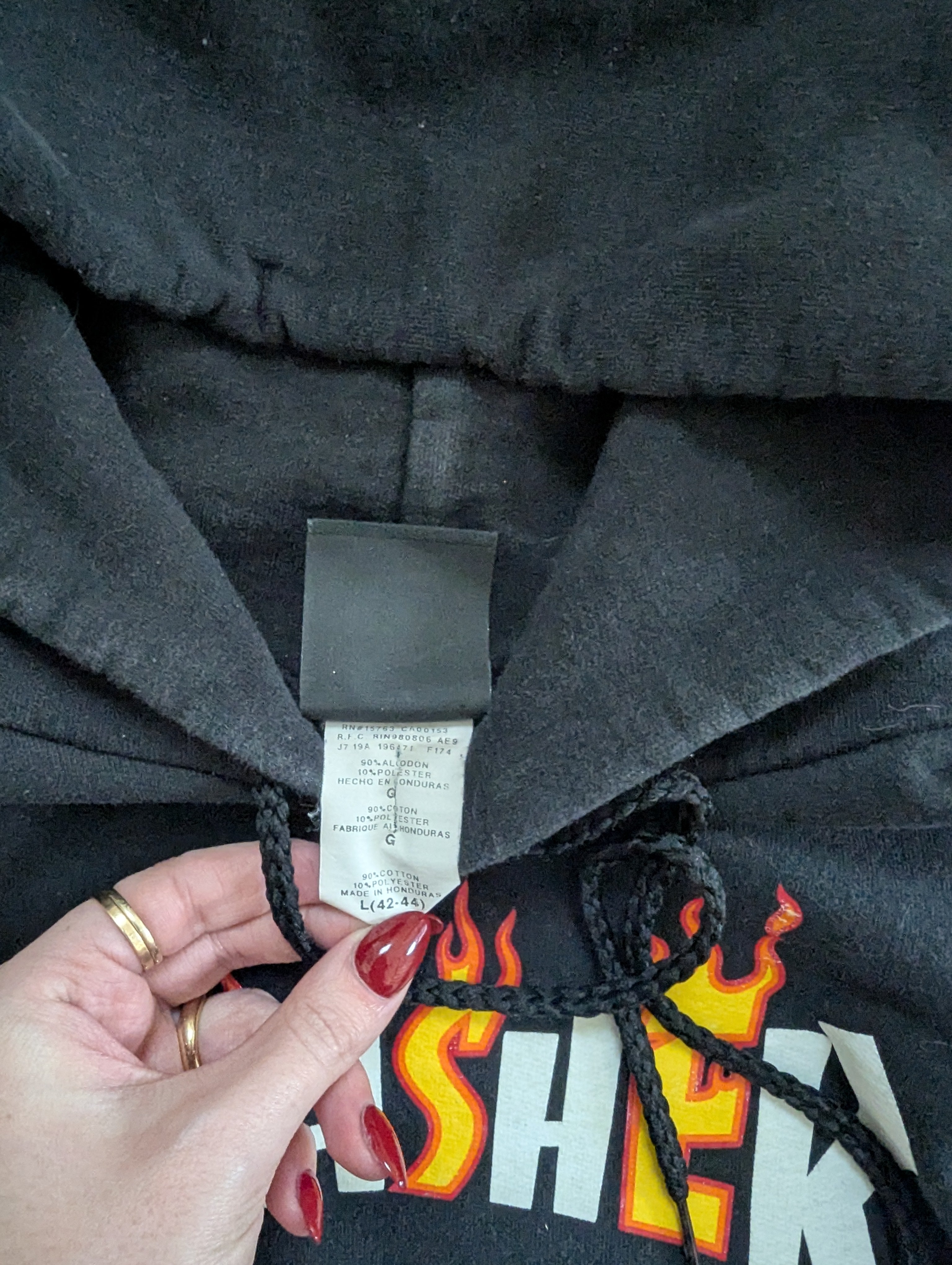 TRASHER MAGAZINE VINTAGE 1990s PULLOVER HOODIE