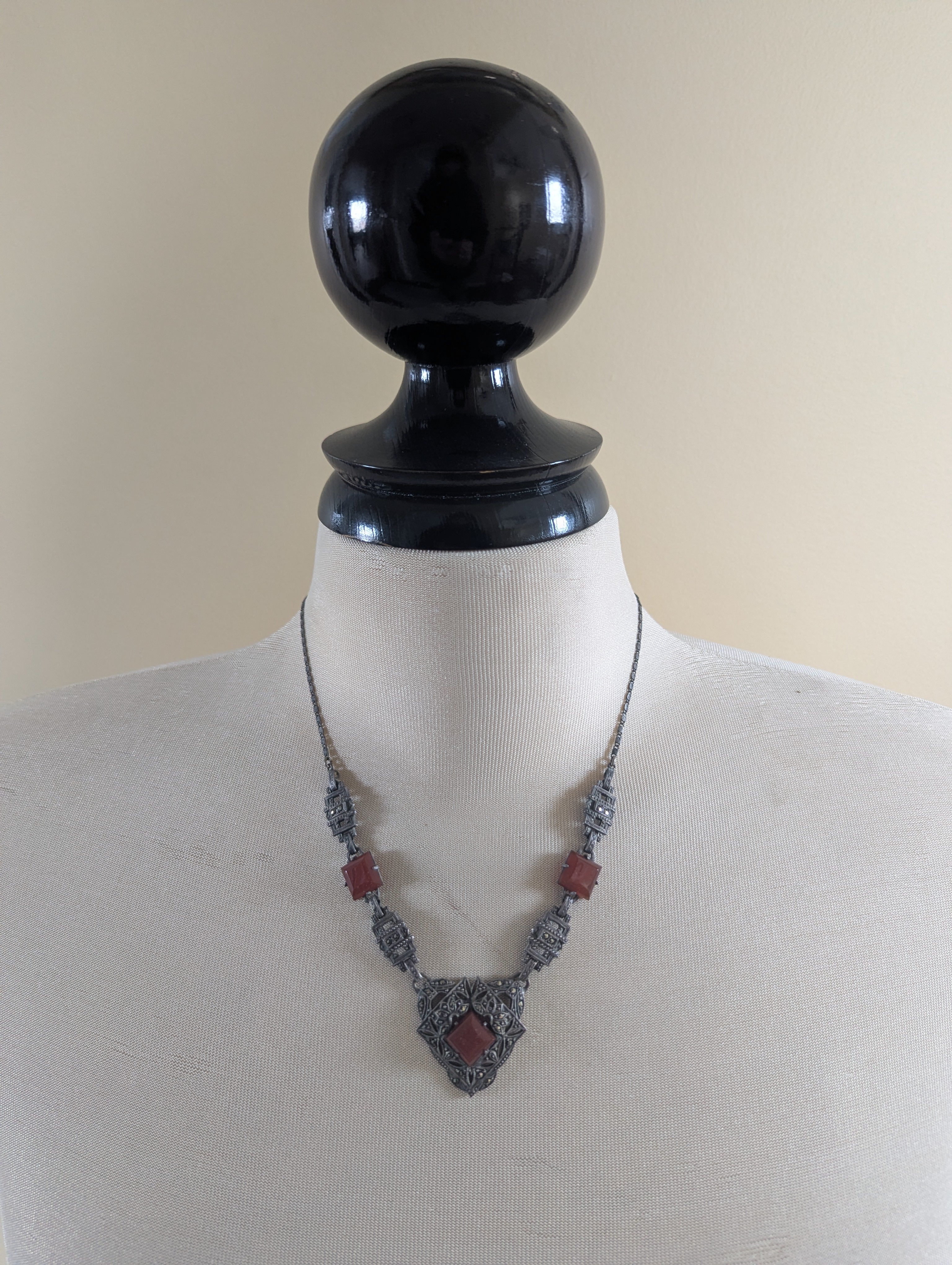 GOTHIC VINTAGE Y2K STONE NECKLACE