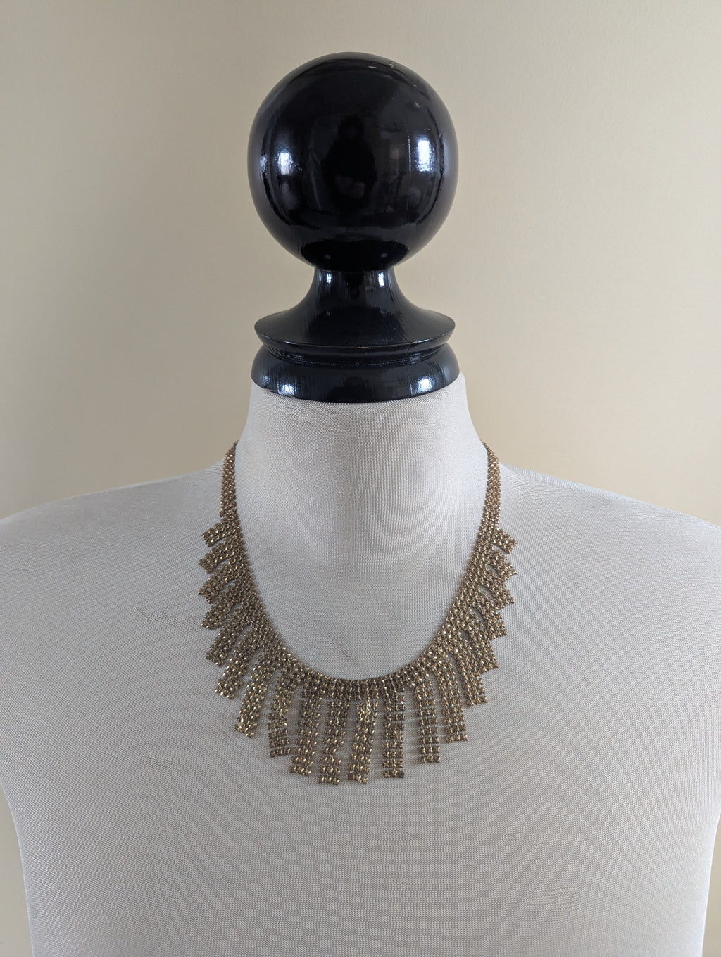 Y2K DANGLY RHINESTONE VINTAGE NECKLACE