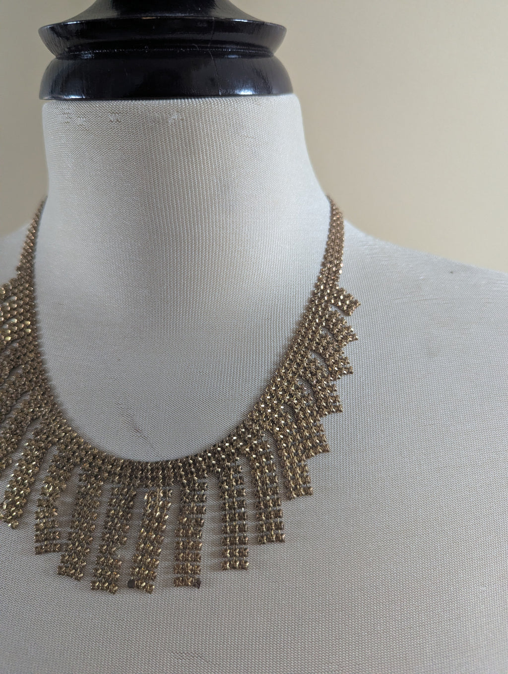 Y2K DANGLY RHINESTONE VINTAGE NECKLACE