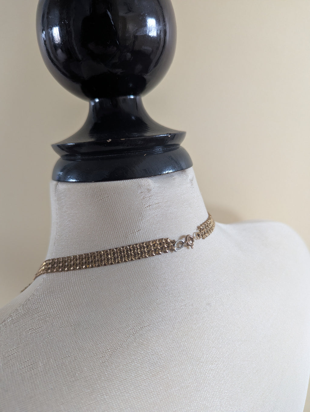Y2K DANGLY RHINESTONE VINTAGE NECKLACE