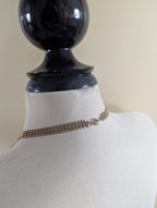 Y2K DANGLY RHINESTONE VINTAGE NECKLACE
