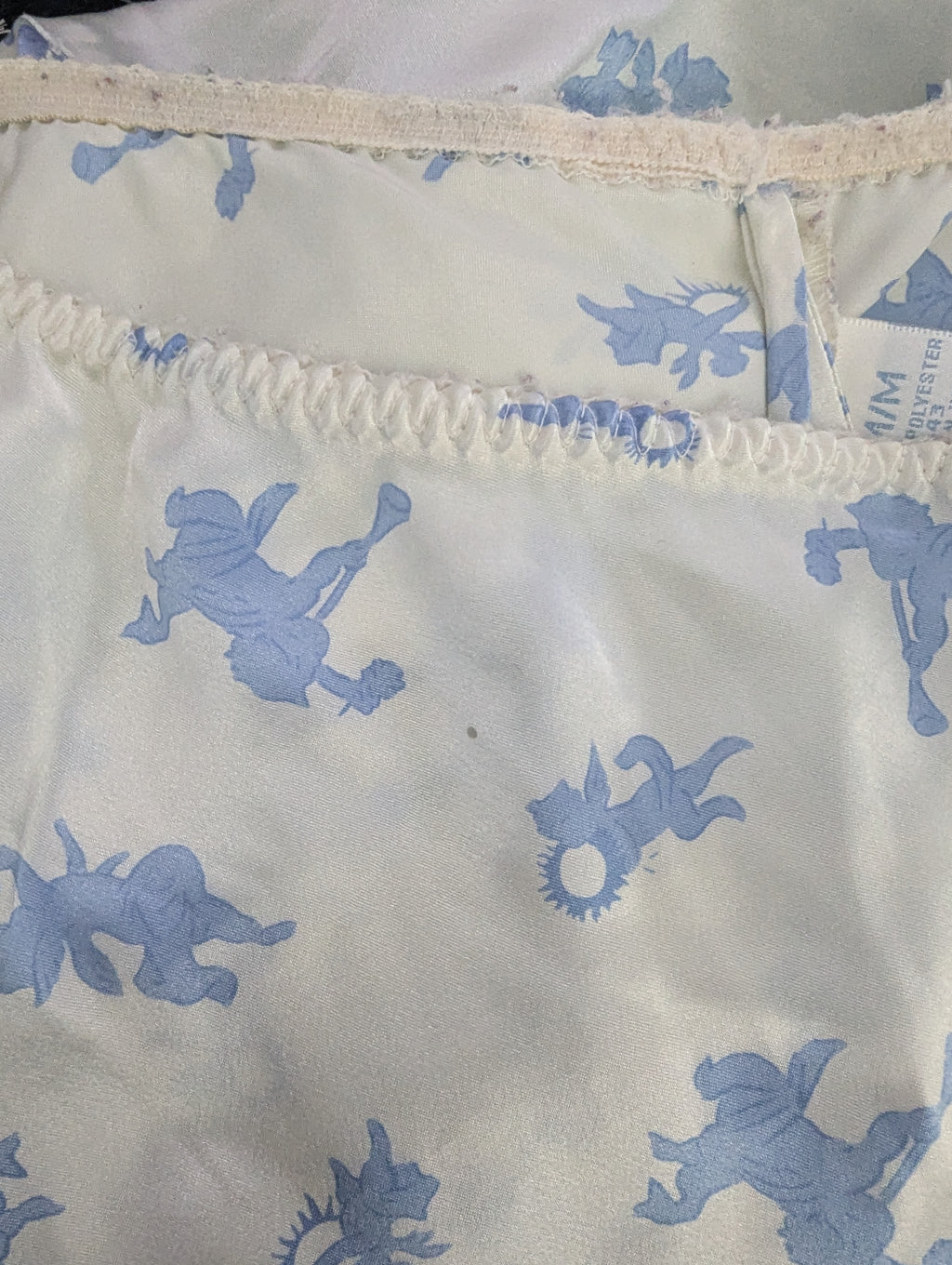 CUPID ANGELS VINTAGE 1990s SATIN SLEEP LOUNGE SET