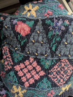 CLIMAX BY SACHA FLORAL CHUNKY KNIT VINTAGE 1990s SWEATER