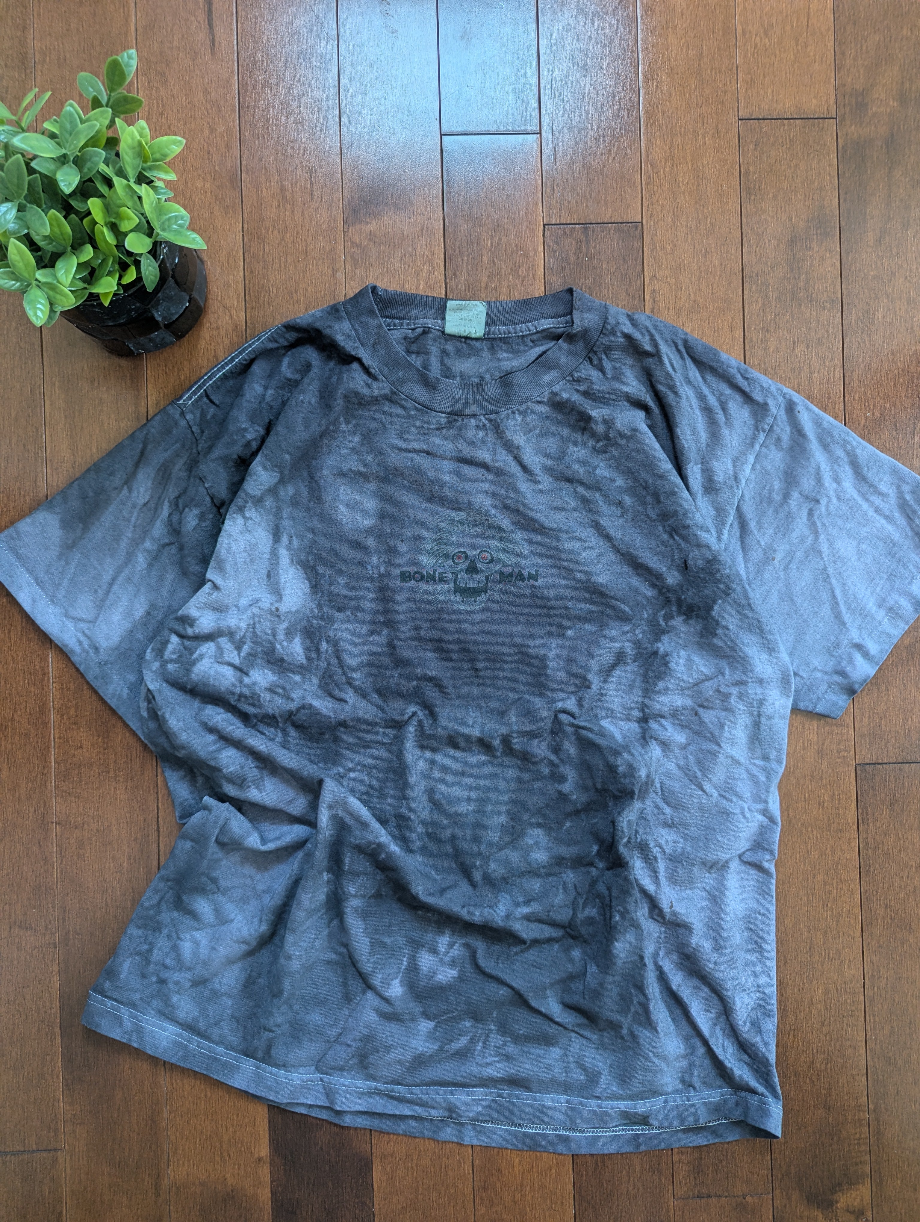 BONE MAN 1998 LAZY BONES VINTAGE DYED TSHIRT