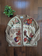 FALL HARVEST VINTAGE KNIT CARDIGAN SWEATER