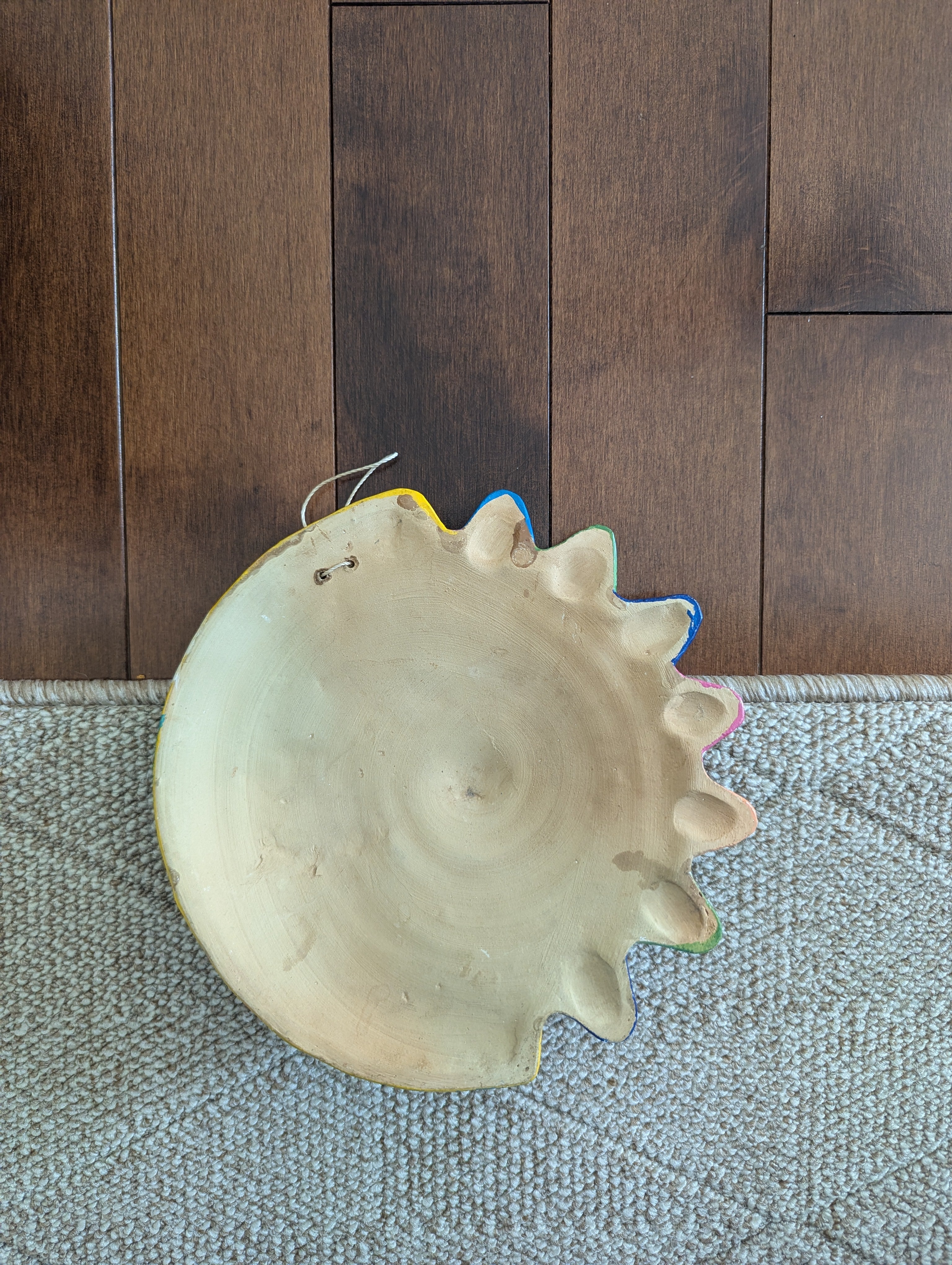 MEXICAN FOLK ART CELESTIAL SUN & MOON VINTAGE WALL DECOR