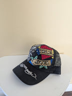 ED HARDY TRUE LOVE VINTAGE Y2K TRUCKER HAT
