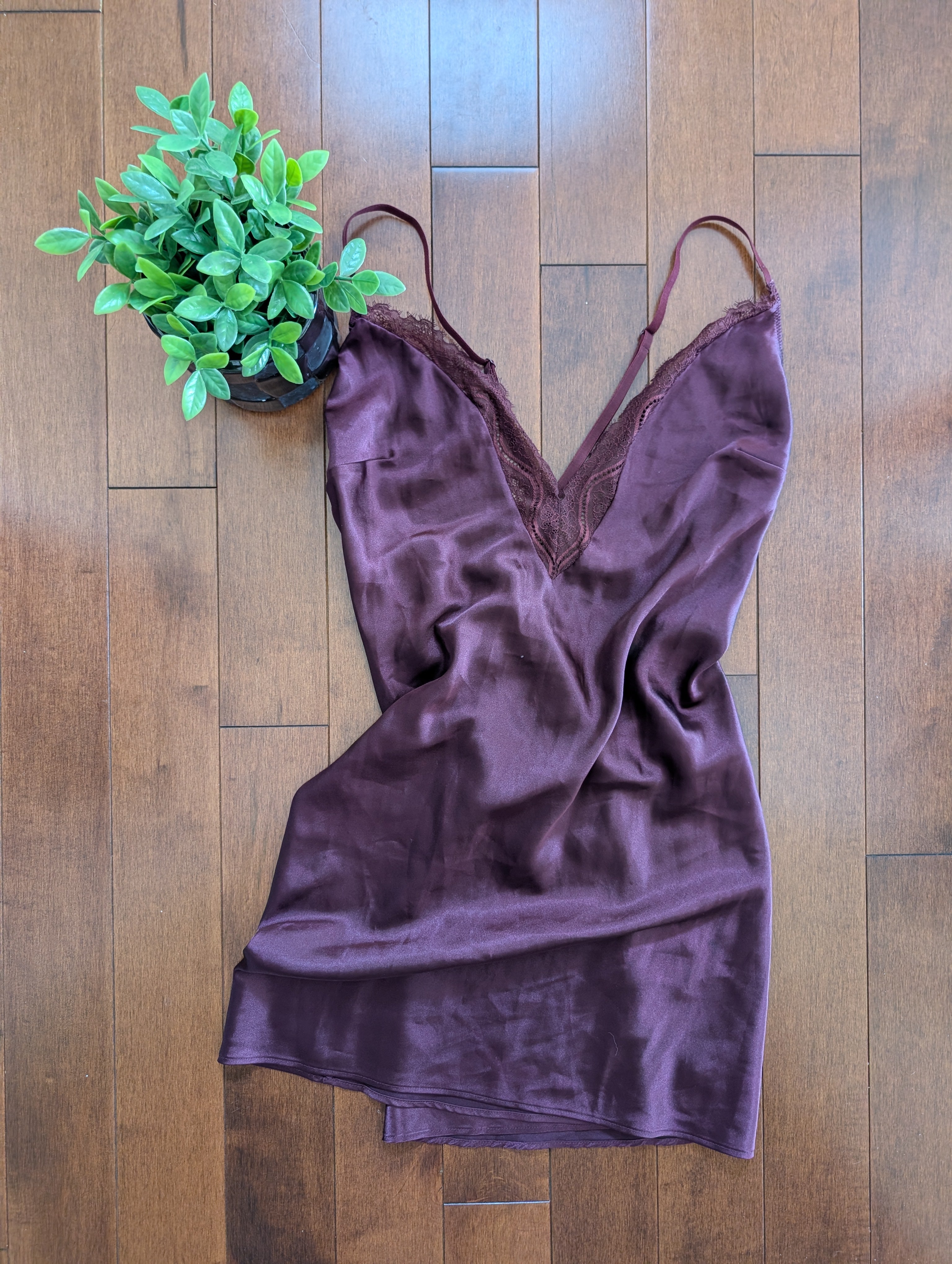 LA SENZA SATIN VINTAGE Y2K SLIP DRESS