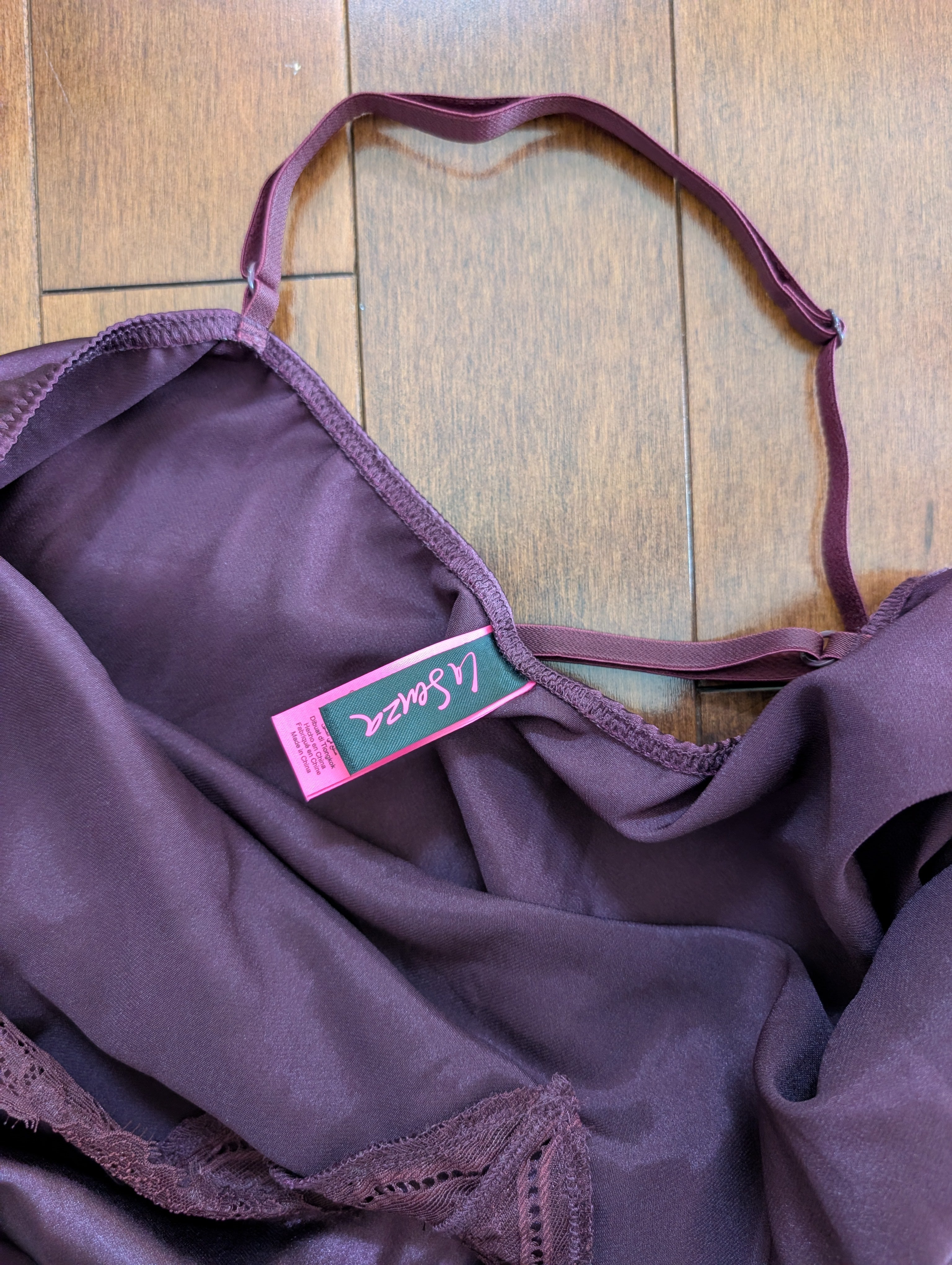 LA SENZA SATIN VINTAGE Y2K SLIP DRESS