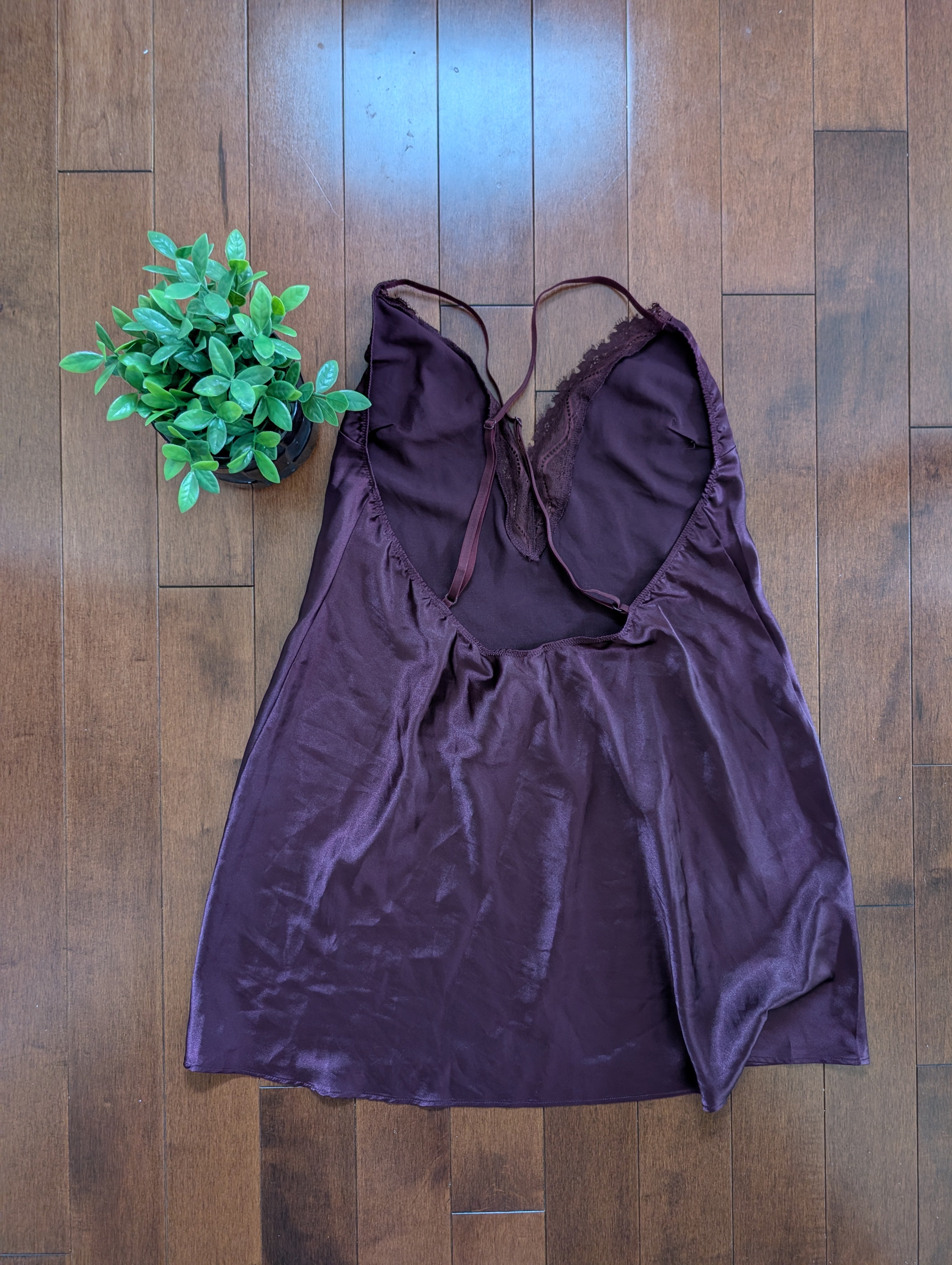 LA SENZA SATIN VINTAGE Y2K SLIP DRESS