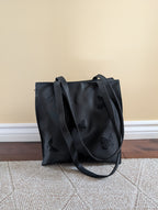 BUTTERFLY PRINT Y2K VINTAGE TOTE BAG
