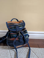 NAVAJO KNIT VINTAGE BOHO MINI BACKPACK