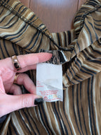 NEUTRAL STRIPE VINTAGE PALAZZO PANTS