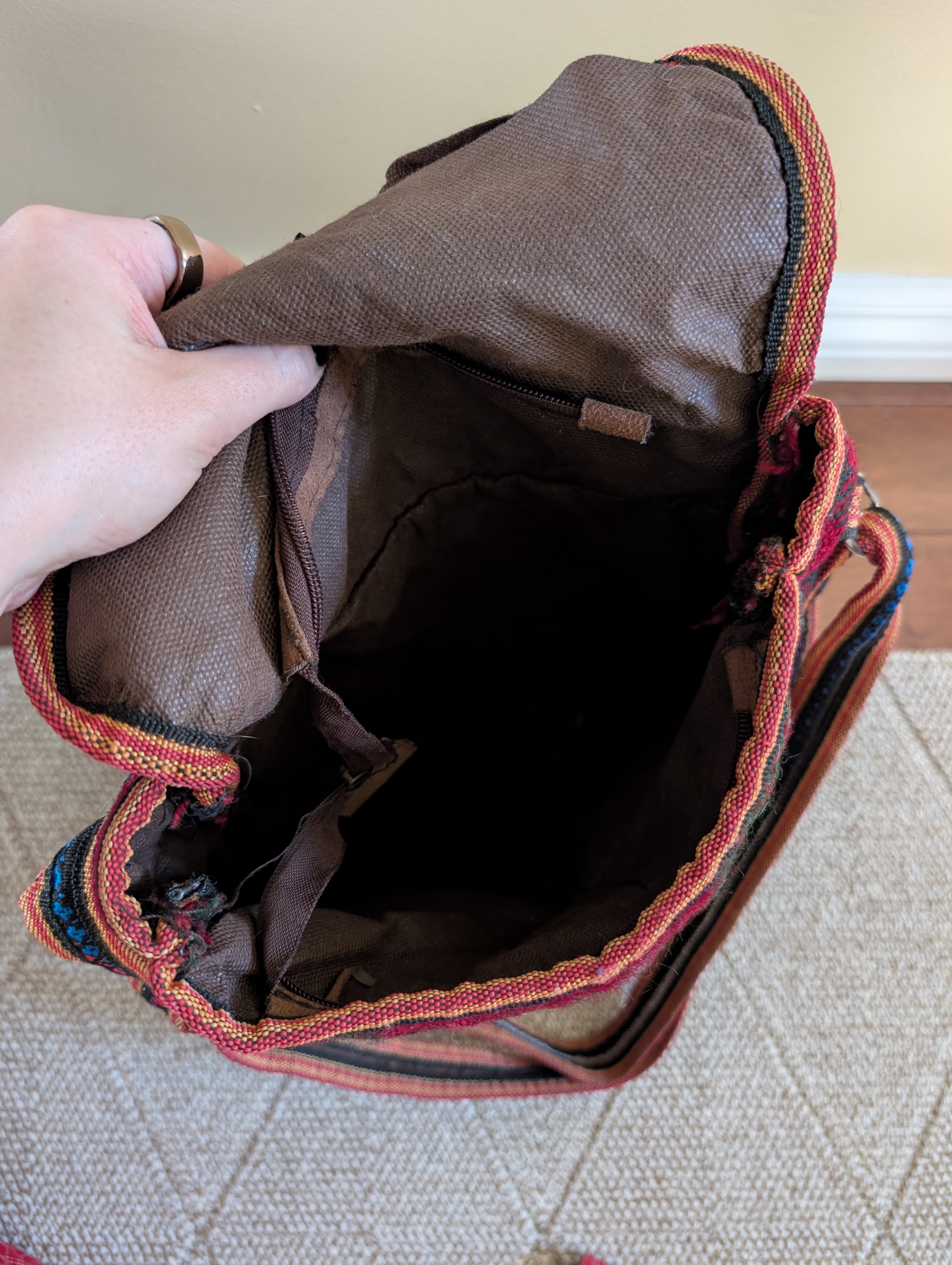 NAVAJO BOHO KNIT VINTAGE SHOULDER BAG