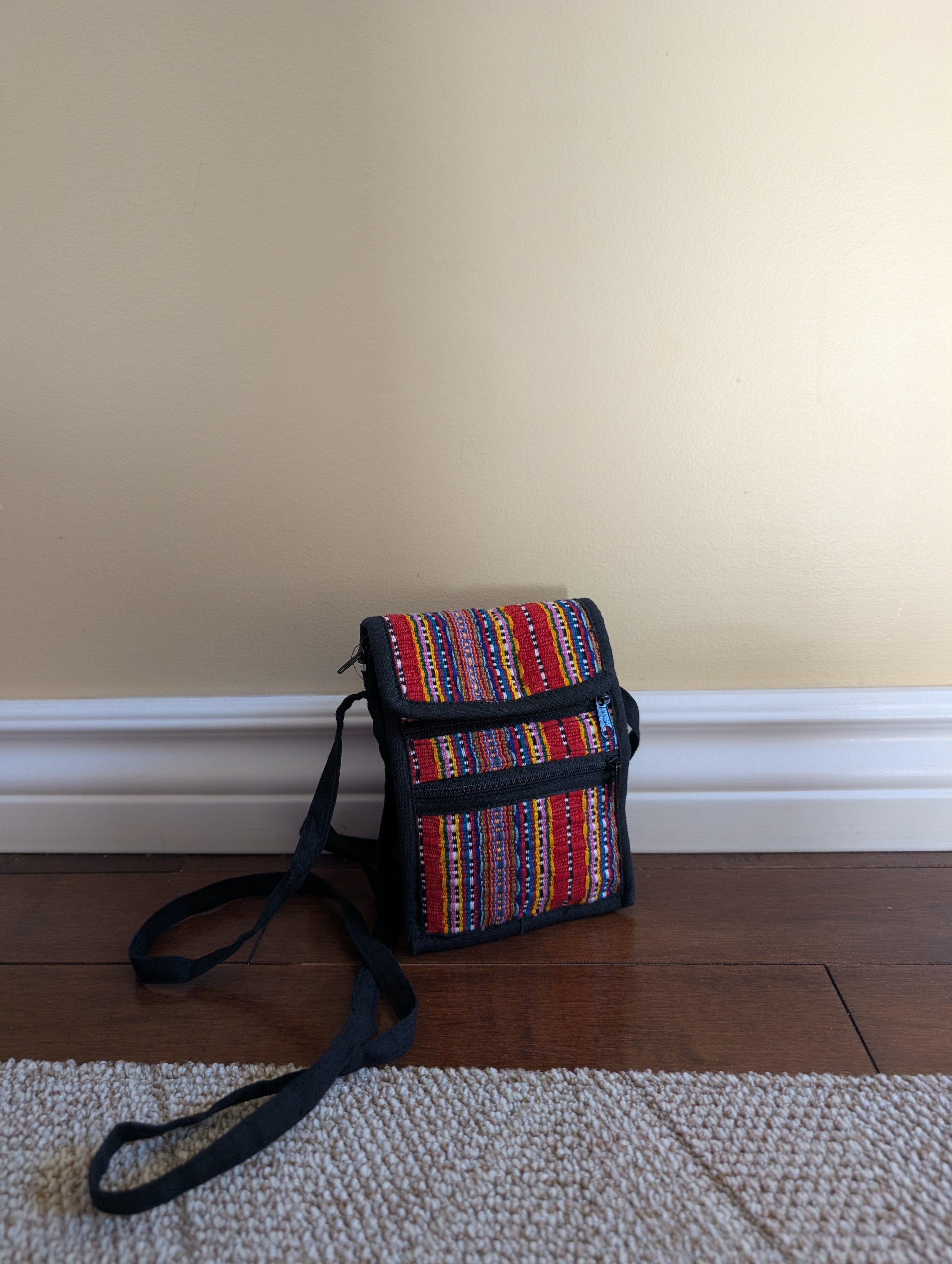 NAVAJO BOHO KNIT VINTAGE MINI CROSSBODY BAG