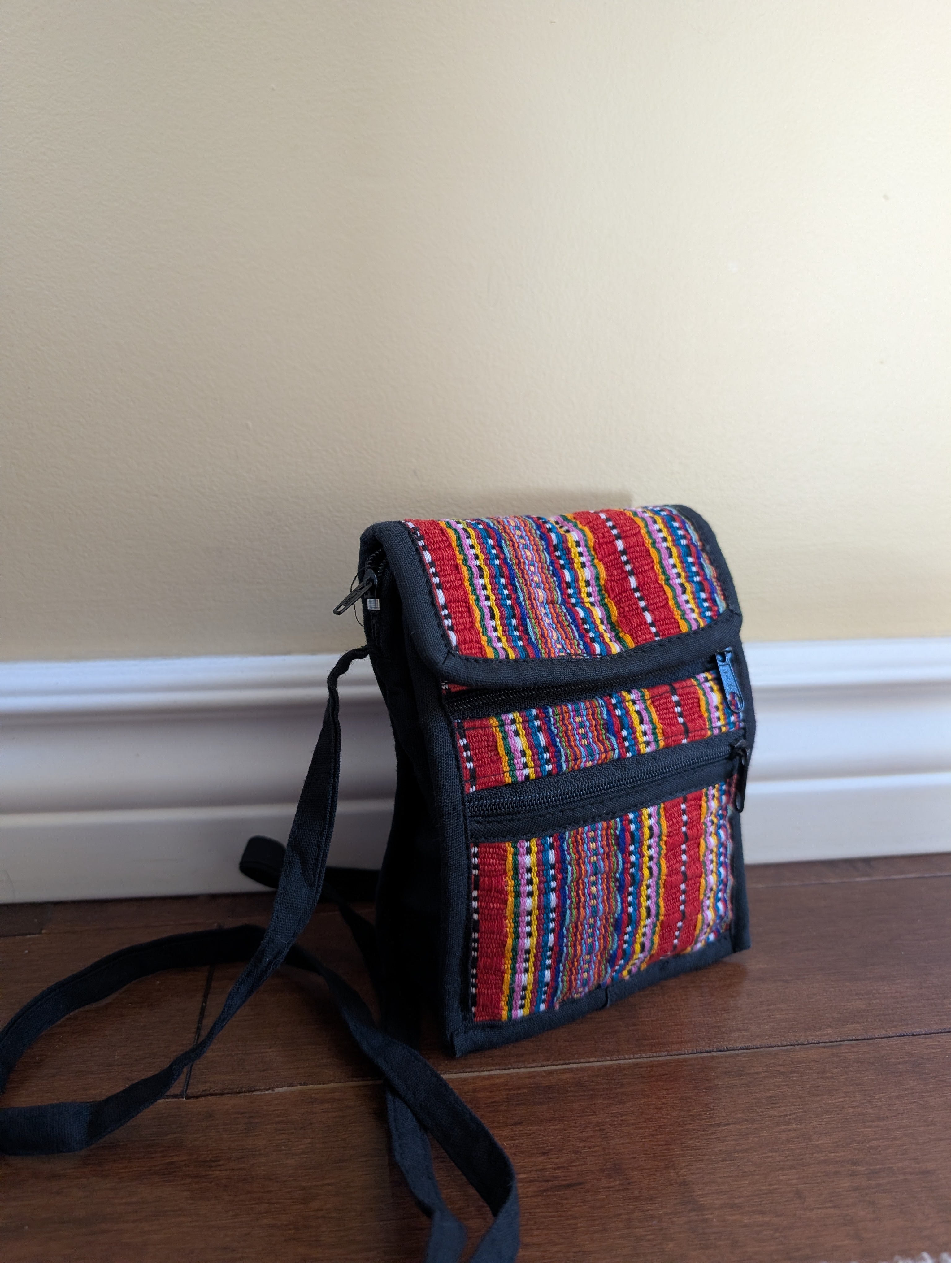 NAVAJO BOHO KNIT VINTAGE MINI CROSSBODY BAG