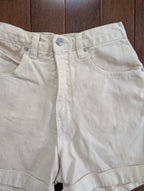 NEUTRAL BEIGE VINTAGE 90s JEAN SHORTS