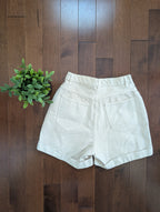 NEUTRAL BEIGE VINTAGE 90s JEAN SHORTS