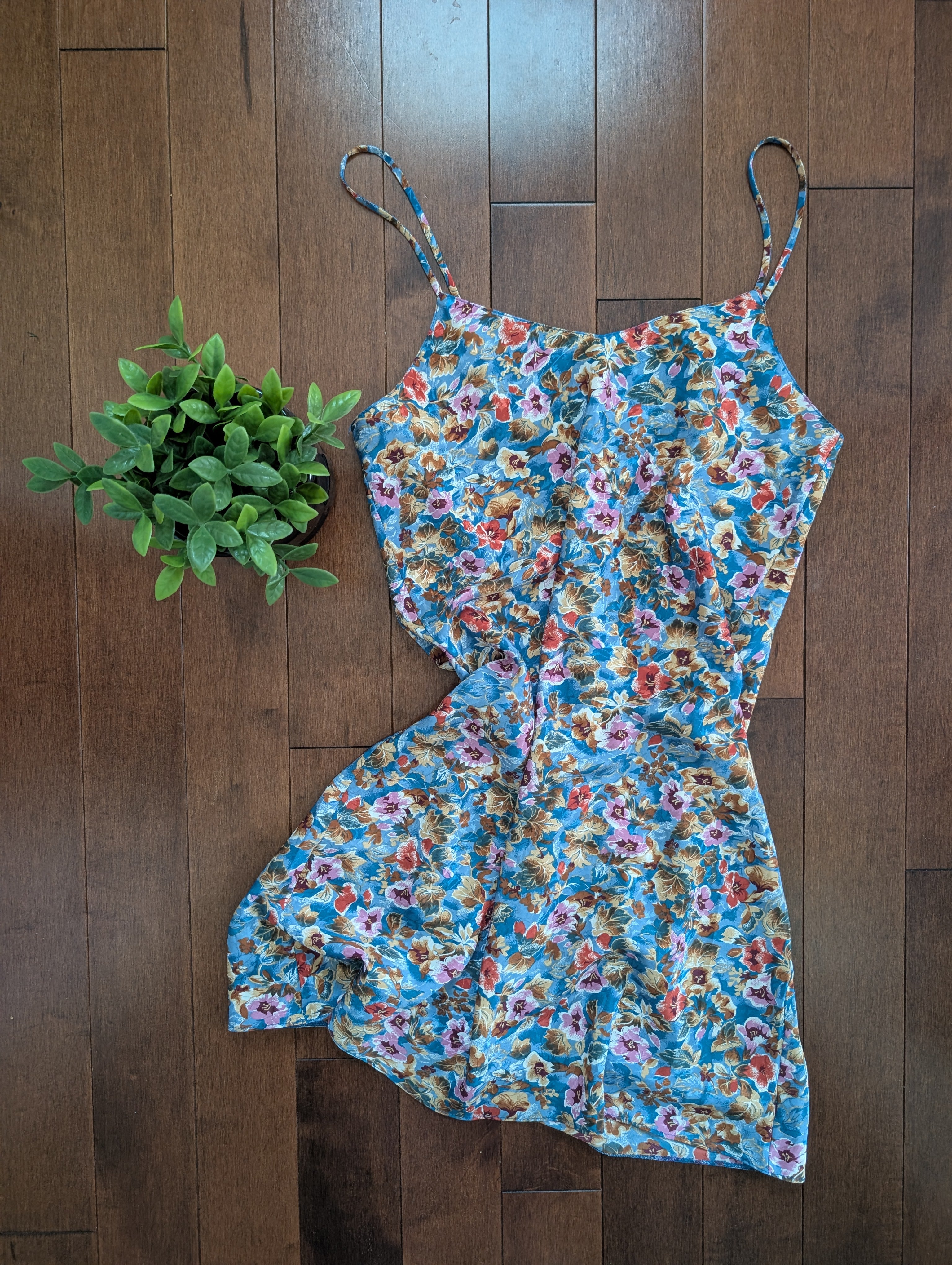 DITSY FLORAL PRINT 90s VINTAGE SLIP DRESS