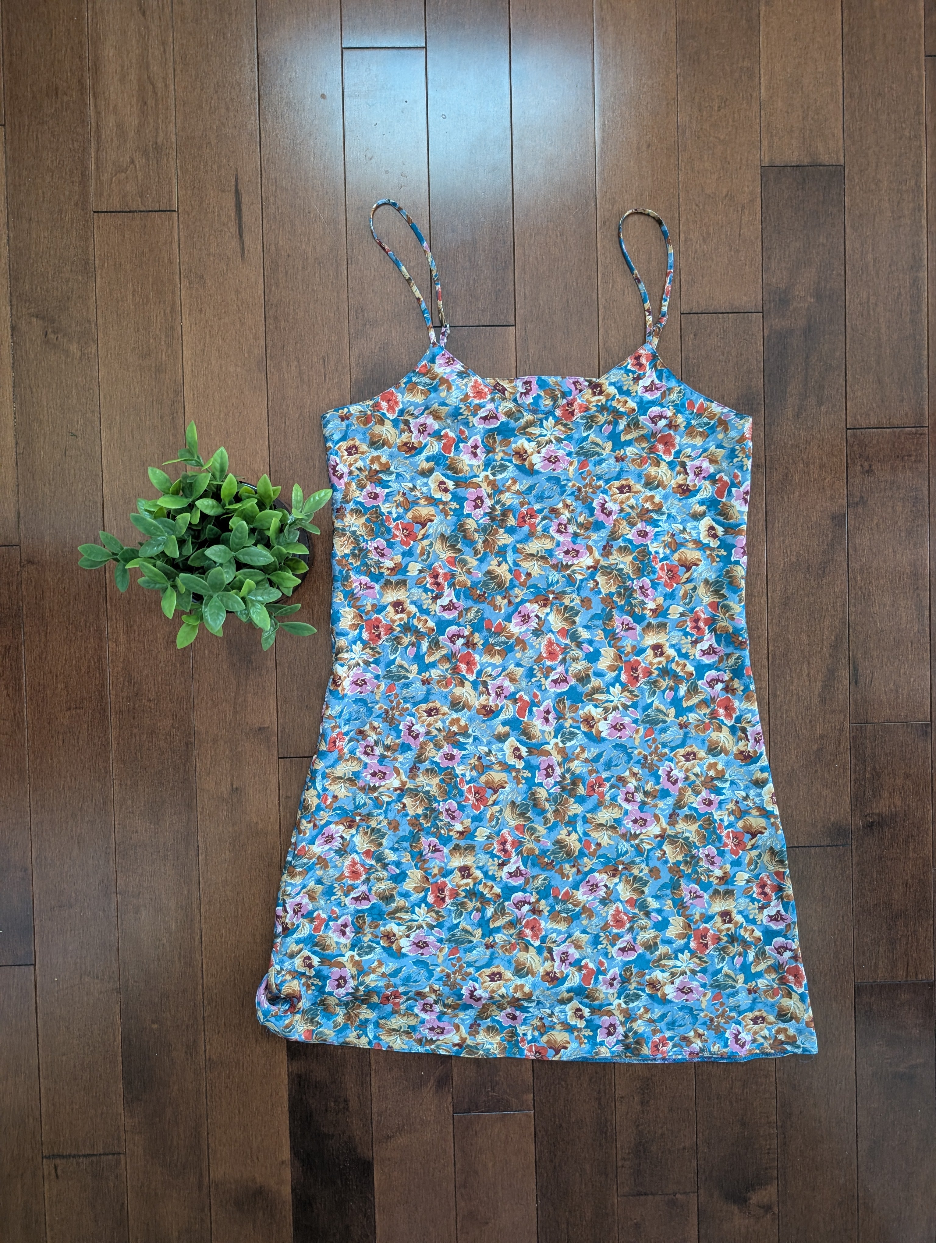 DITSY FLORAL PRINT 90s VINTAGE SLIP DRESS