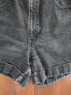 WASHED BLACK 90s VINTAGE JEAN SHORTS