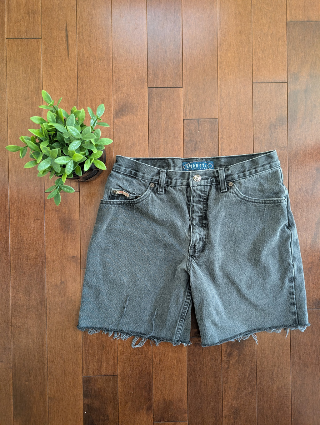 FADED BLACK VINTAGE JEAN SHORTS