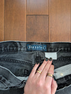 FADED BLACK VINTAGE JEAN SHORTS