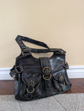 ALDO Y2K VINTAGE BUCKLE DETAIL SHOULDER BAG