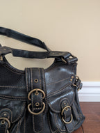 ALDO Y2K VINTAGE BUCKLE DETAIL SHOULDER BAG