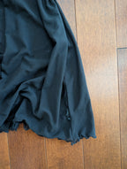 FLORAL DETAIL SHEER VINTAGE SLIP DRESS