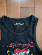 ED HARDY LOVE KILLS SLOWLY Y2K VINTAGE TANK TOP