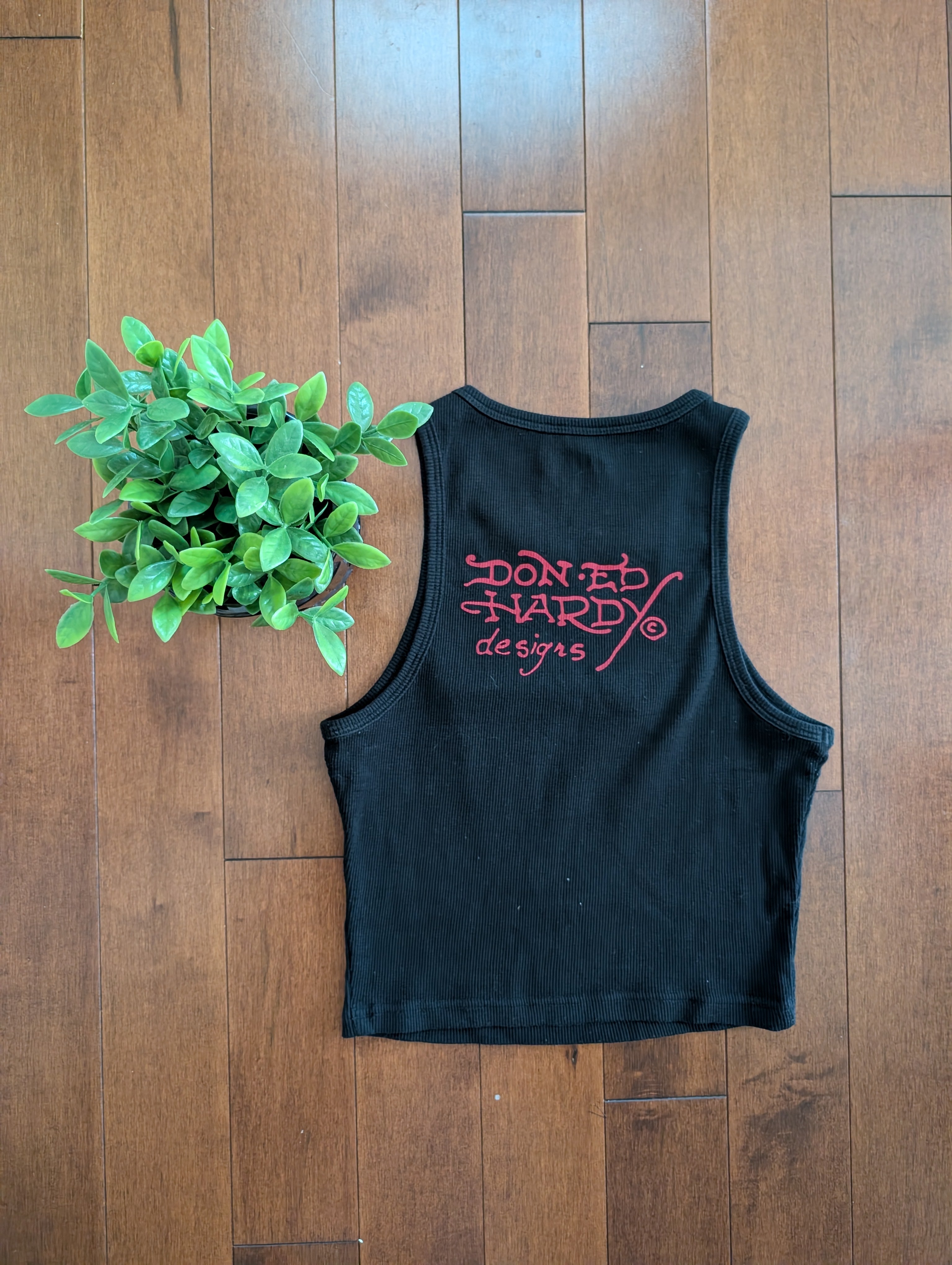 ED HARDY LOVE KILLS SLOWLY Y2K VINTAGE TANK TOP