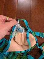 STRIPEY TIE DYE Y2K VINTAGE BIKINI