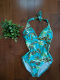 SUFER FLORAL Y2K VINTAGE SWIMSUIT