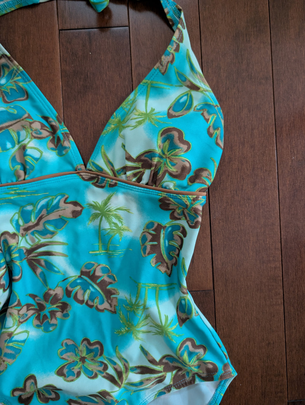 SUFER FLORAL Y2K VINTAGE SWIMSUIT