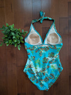 SUFER FLORAL Y2K VINTAGE SWIMSUIT
