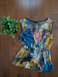 TEXTURE PRINT Y2K VINTAGE TANK TOP