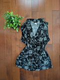 FUNKY Y2K FLORAL LOW CUT VINTAGE TOP