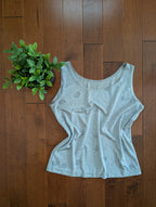BUTTERFLY PRINT Y2K VINTAGE TANK TOP