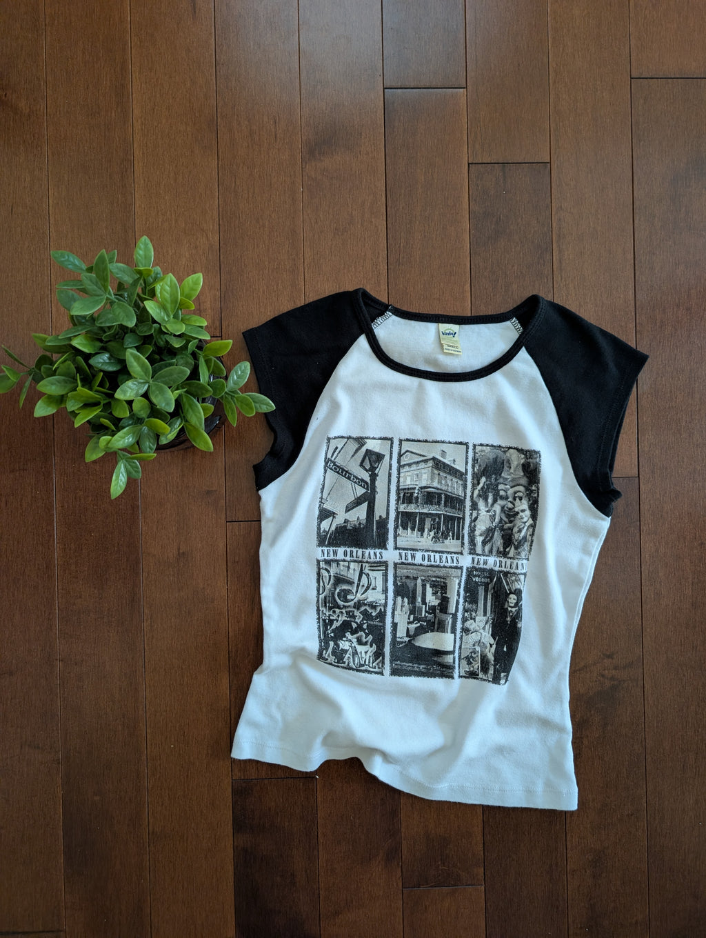 NEW ORLEANS Y2K PHOTOGRAPH BABY TEE