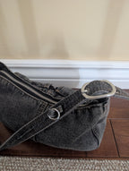 GREY DENIM Y2K VINTAGE MINI SHOULDER BAG